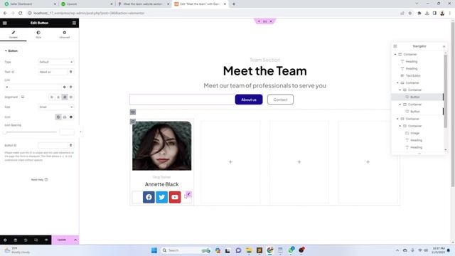How to make Meet Our Team Member on WordPress Elements | Figma to Elementor Free смотреть онлайн