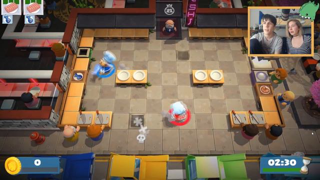 COOKING CHAOS WITH MY GIRLFRIEND (Overcooked 2) смотреть онлайн