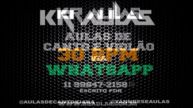 KR Aulas - Metrônomo 30 BPM (online metronome) смотреть онлайн