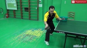 Уроки настольного тенниса. Часть 39. Начало по короткому мячу. Table tennis lessons 39