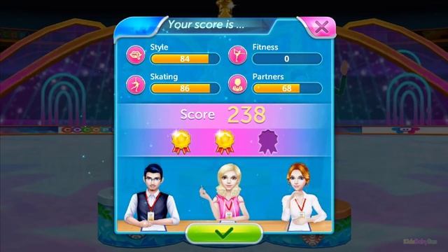 Ice Skating Girl Fun Spa Beauty salon Makeover Games - Dress Up, Makeup With The Skating Outfits смотреть онлайн