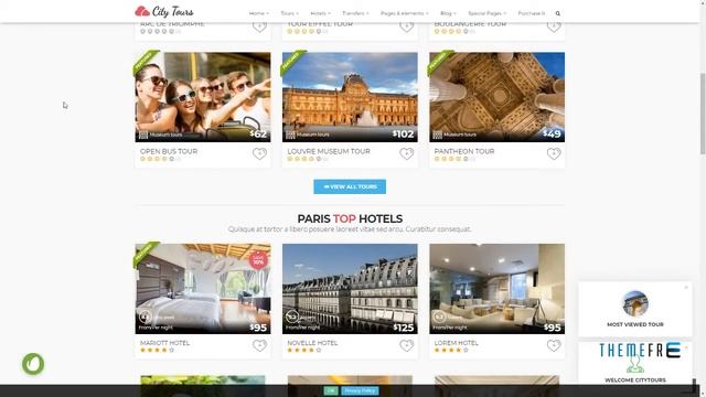 CityTours - Hotel and Tour Booking WordPress Theme Timmy Perce смотреть онлайн