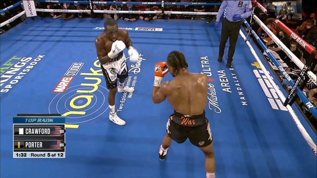 Теренс Кроуфорд - Шон Портер полный бой - Terence Crawford - Shawn Porter Full Fight Hd