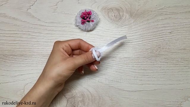 Бантики своими руками канзаши из органзы ? Мастер класс Канзаши ? DIY