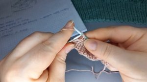 Вяжем узор Ажурные Ромбы. Видео Мастер класс разбора.