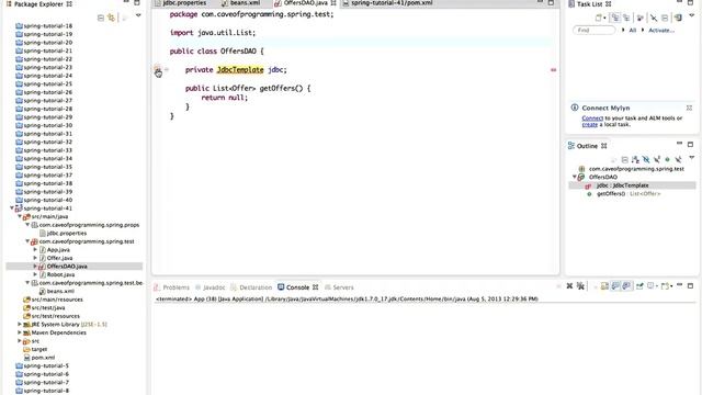 41 spring jdbc templates смотреть онлайн