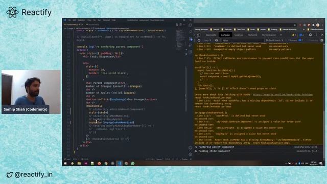Performance optimization using useCallback and useMemo hooks by Samip Shah смотреть онлайн