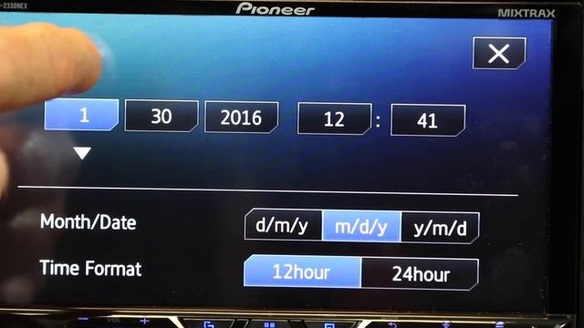 How to set the time on your new 2017 Pioneer AVH NEX radio смотреть онлайн