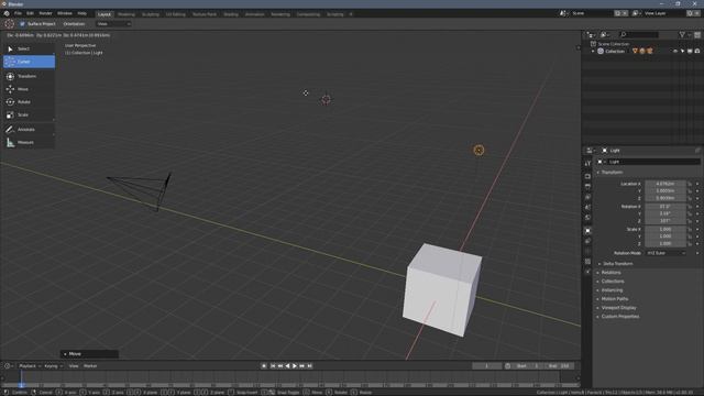 Object Selection and Transformation Gizmo - Blender 2.8 Beginner Tutorial [Part 2/20] смотреть онлайн