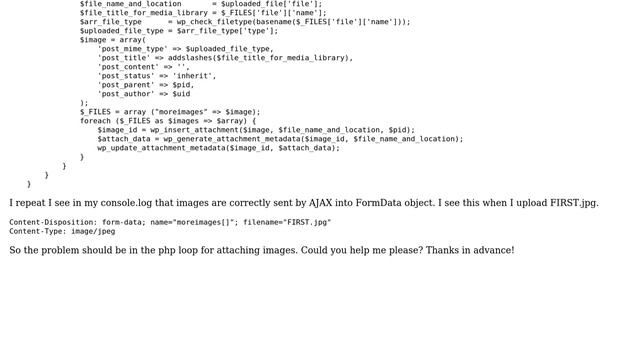 Wordpress: Help to upload post attachments from Ajax смотреть онлайн