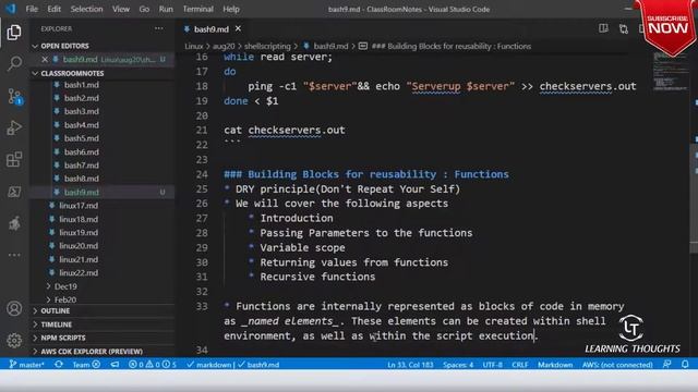 Linux Tutorial | Shell Scripting | Linux Classroom Session 32 смотреть онлайн