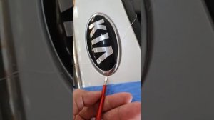 Kia Cerato 2018-2019 Emblem replacement. Front, Hood, Bonet.
