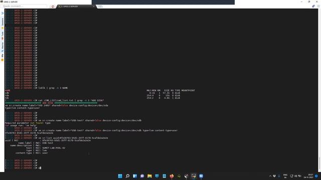 XCP-NG server adding/removing the SR (disk or USB drives) смотреть онлайн