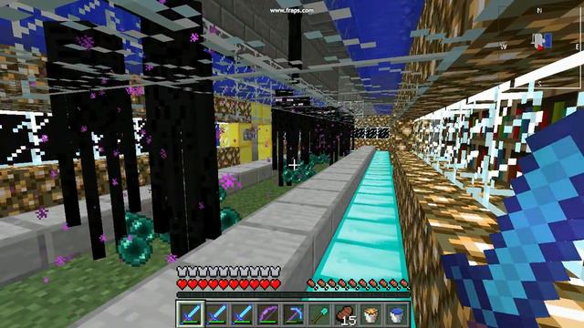 Minecraft. Проект Gamelax. Ферма опыта. смотреть онлайн