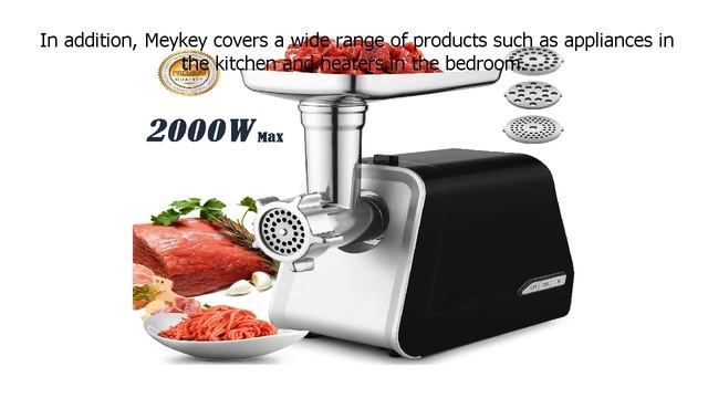 Special Discount on Hauture Electric Meat Grinder, Meat Mincer with 3 Grinding Plates and Saus смотреть онлайн