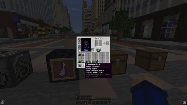 Grappling Hook Mod! │Minecraft Mod Showcase смотреть онлайн
