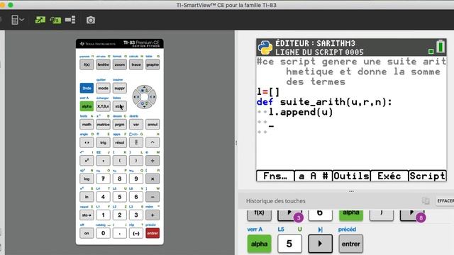 Programmation en langage python : 15 suite arithmétique (3 ) et somme des termes de la suite смотреть онлайн