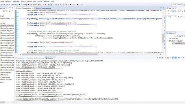 Java8 Group By смотреть онлайн
