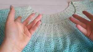 Футболка крючком / Летний топ крючком мастер класс