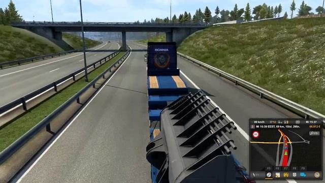 ETS 2 # 136 Kleine Touren müssen auch gemacht werden von Kuvola nach Loviisa смотреть онлайн