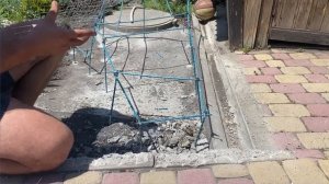 Скала клумба из декоративного бетона своими руками Каркас/клумба из цемента под камень/flowerbed/DI