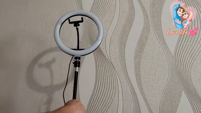 Кольцевая RGB лампа со штативом. Light ring MJ-26 смотреть онлайн