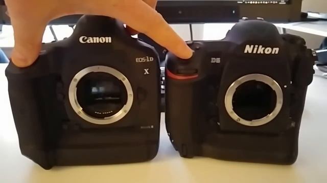 Canon EOS 1D X Mark II vs Nikon D5 Shutter Sound смотреть онлайн
