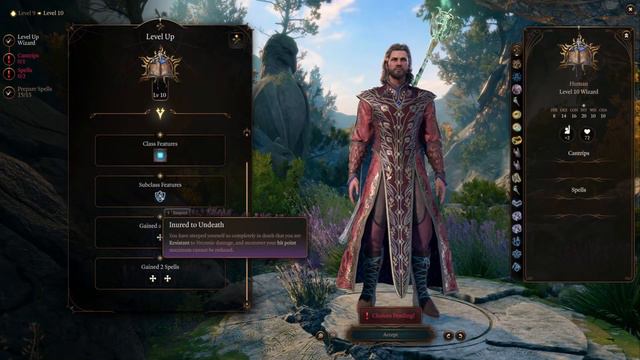 How to build the Necromancer - Best Wizard Subcalss Build - Baldurs Gate 3 смотреть онлайн