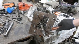 РЕВЕРС для КПП ВАЗ. понижающий самодельный. начало.