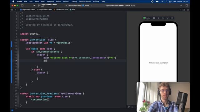 Create a Beautiful Login Screen in SwiftUI with MVVM Tutorial (iOS 2022) смотреть онлайн