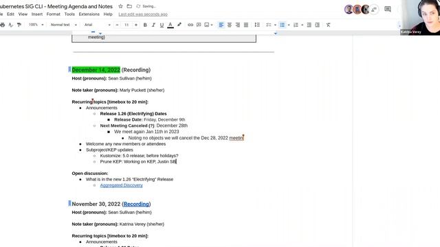 Kubernetes SIG CLI 20221214 смотреть онлайн