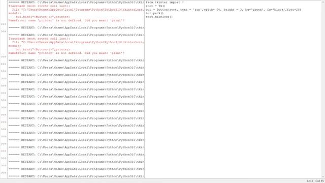 Python - модуль Tkinter и его классы (интерфейс) смотреть онлайн