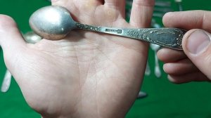 Столовые приборы из мельхиора и нейзильбера СССР часть 2