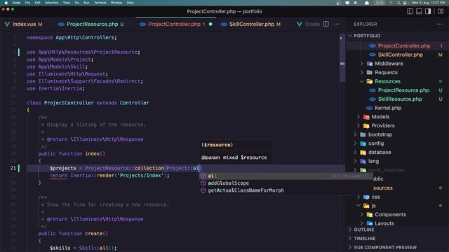 11 Display Projects | Portfolio Project with Laravel and Vuejs смотреть онлайн