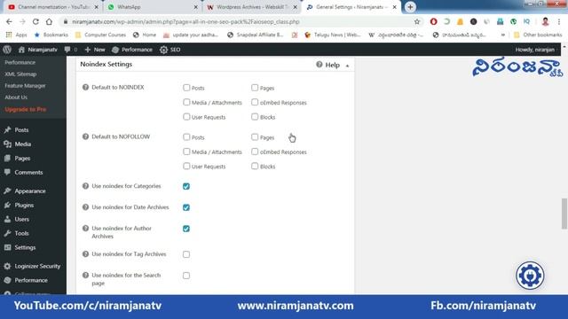 How to do All in one SEO Pack settings & Wordpress On Page optimization in telugu 2021 : weber смотреть онлайн