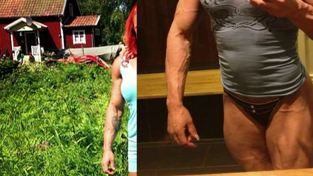 Muscle Girl Frida Palmell Девушка качок смотреть онлайн