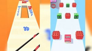 Number Run 3d vs Jelly run 2048 - All levels (Math games ) free gameplay, Max levels walkthrough