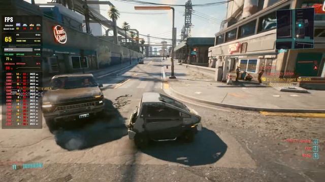 Cyberpunk 2077 1080P - Lenovo Legion 7 ( Ryzen 9 5900HX RTX 3080 )