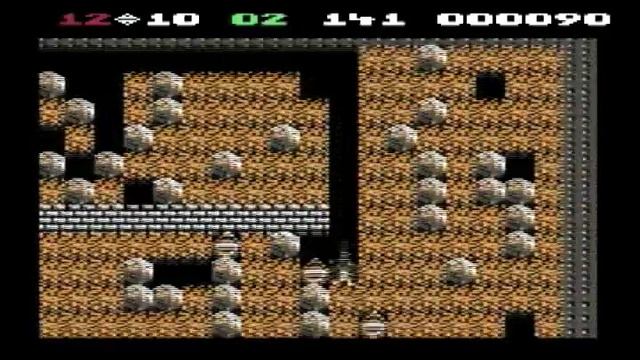 Boulder Dash Commodore 64 смотреть онлайн