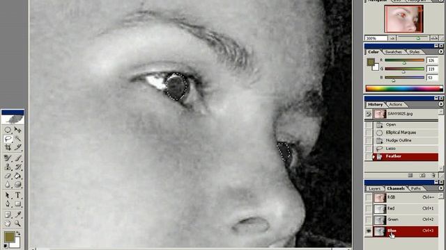 Удаление эффекта красных глаз фотошоп смотреть онлайн