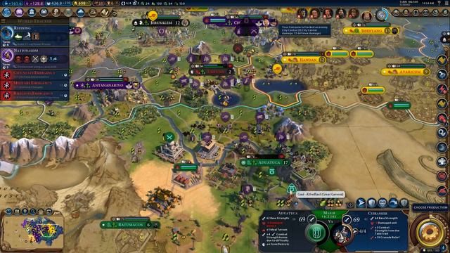 Civilization 6: Deity Byzantium - Picking Up the Pace (Part 13) смотреть онлайн