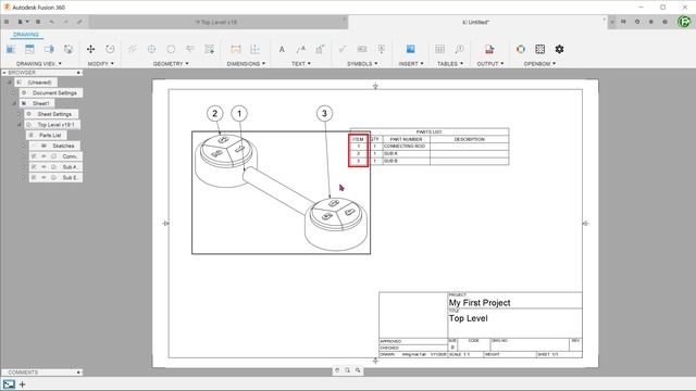 Fusion 360 - Multi-Level Parts List / BOM смотреть онлайн