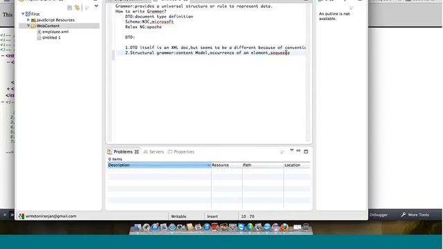 JAVA JEE Training XML DTD Live Class смотреть онлайн