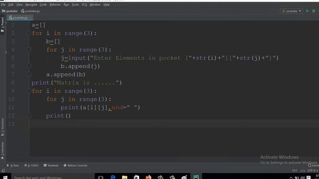 Python Program to Interchange Elements of First And Last Rows in Matrix(Hindi) смотреть онлайн