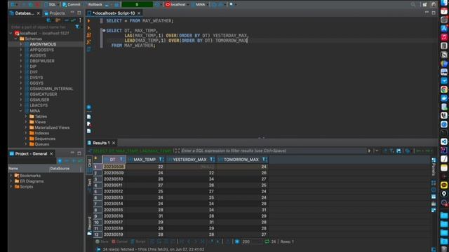 LEAD, LAG 함수 (SQLD 합격 기원)