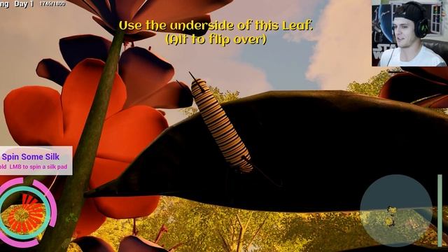 SURVIVE AS A CATERPILLAR TILL REACHING BUTTERFLY STAGE! - (Drunk On Nectar Gameplay) смотреть онлайн