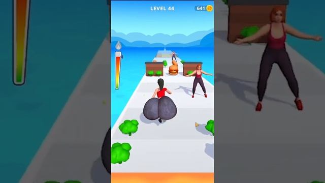 Twerk Race 3D－twerk battle game New skin Gray panties pass levels смотреть онлайн
