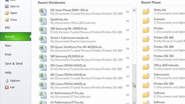 Microsoft Office 365 Excel Tutorial Video 2: Backstage view смотреть онлайн