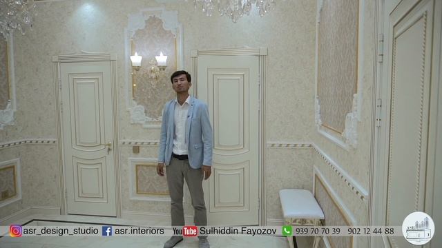 NEW! Дизайн интерьера в стиле современная классика, обзор квартиры 113 кв.м. в г. Душанбе смотреть онлайн