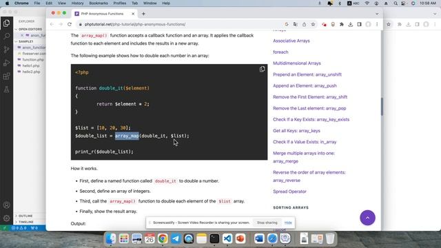 Anonymous Function in PHP [និយាយខ្មែរ] смотреть онлайн